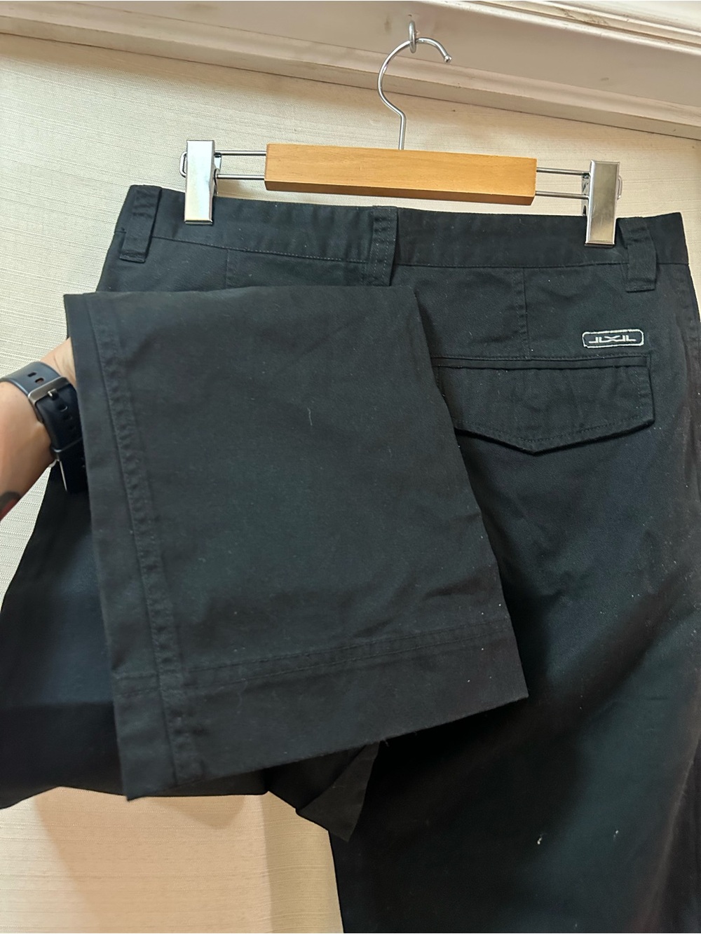 TXT Black Carpenter Work Pants Deadstock NWT 100% Cotton Straight Leg Size 30 - Picture 7 of 7